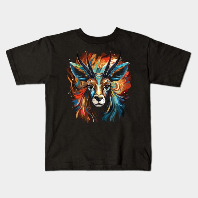 Patriotic Gemsbok Kids T-Shirt by JH Mart